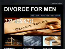 Tablet Screenshot of divorcesformen.com